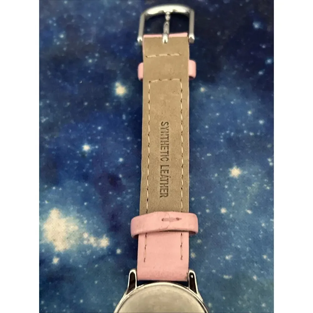 Timex Silver Tone Pink Band Women’s Quartz Watch - Picture 6 of 8